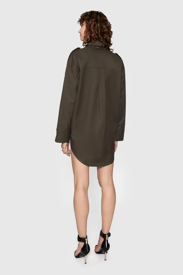 Rebecca Minkoff Evie Shacket Surplus Women Outerwear
