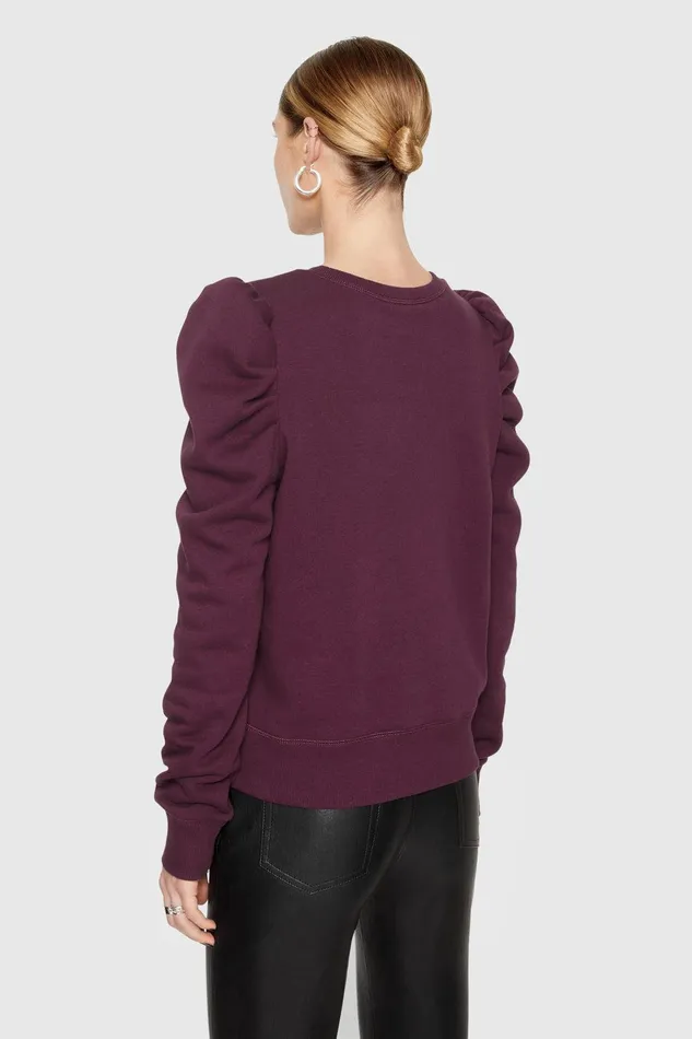 Rebecca Minkoff Janine Sweatshirt Garnet Women Sweaters and Sweatshirts