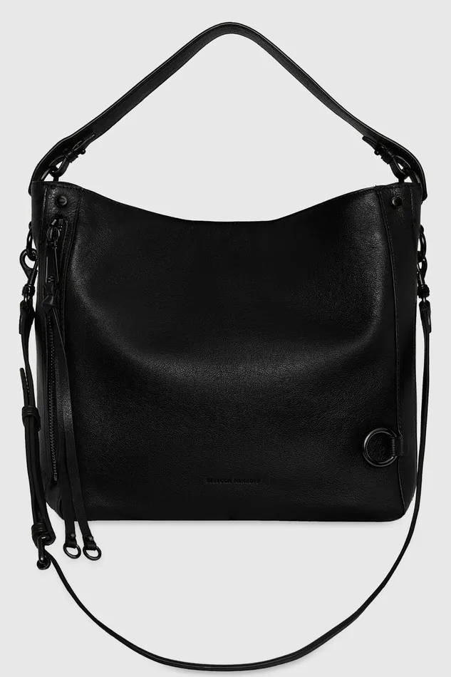 Rebecca Minkoff MAB Hobo Blackblack Shellac Women Hobo Bags