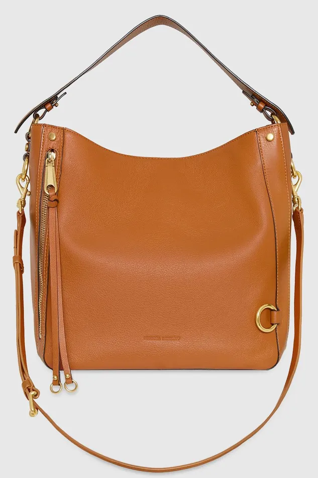 Rebecca Minkoff MAB Hobo Caramello Women Shoulder Bags