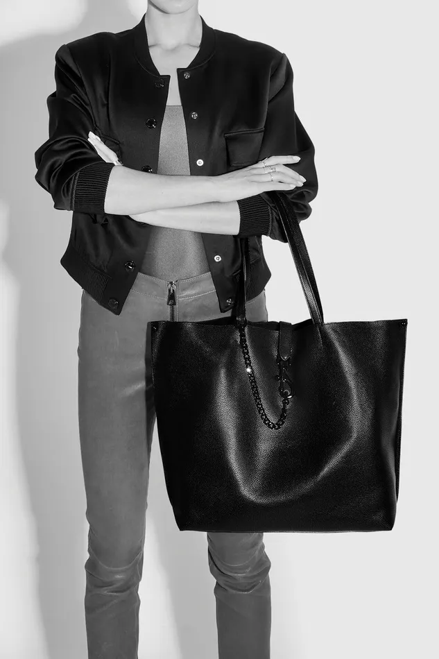 Rebecca Minkoff Megan Large Tote Honeyblack Women Tote Bags