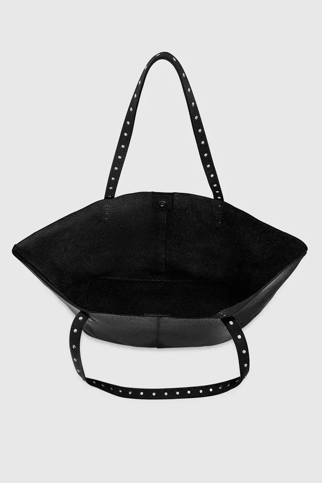 Rebecca Minkoff Soft Studded Tote Black Women Tote Bags