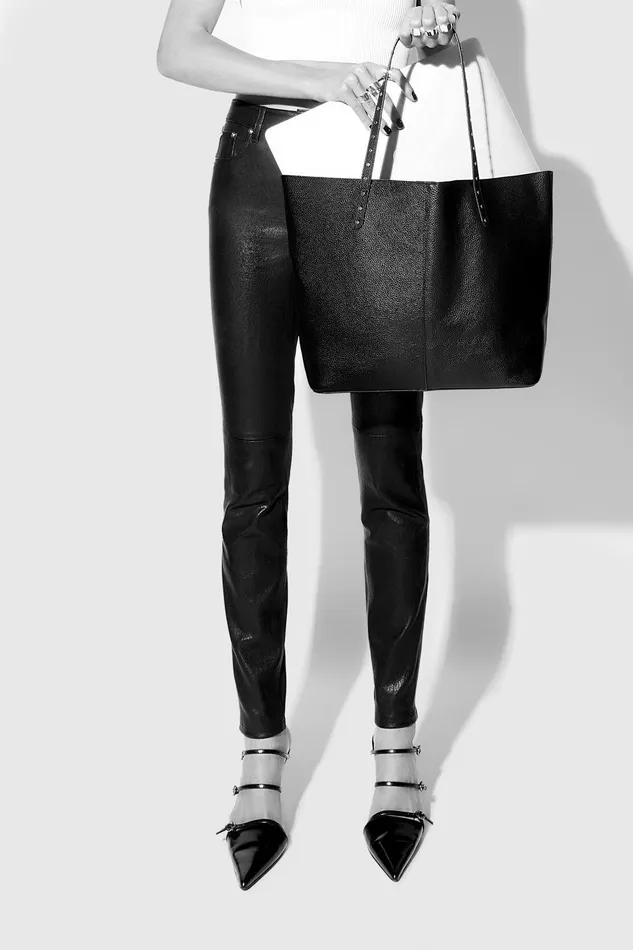 Rebecca Minkoff Soft Studded Tote Black Women Tote Bags