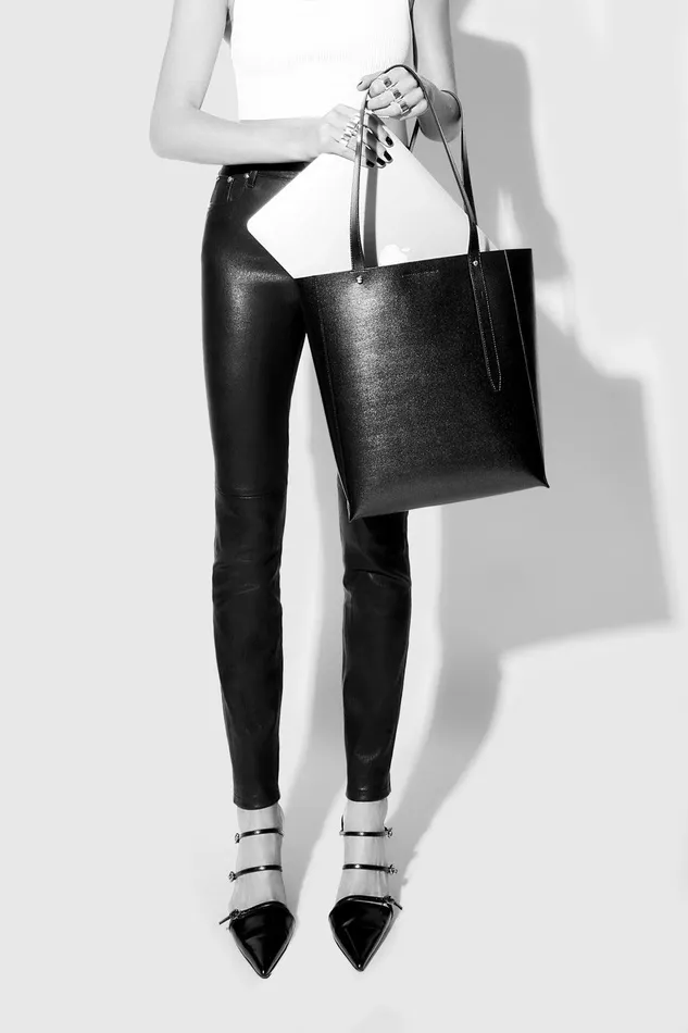 Rebecca Minkoff Stevie North South Tote Gold Women Tote Bags