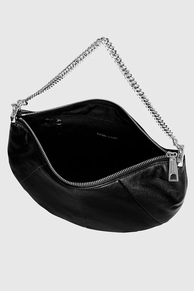 Rebecca Minkoff Zip Around Crossbody Black Women Crossbody Bags