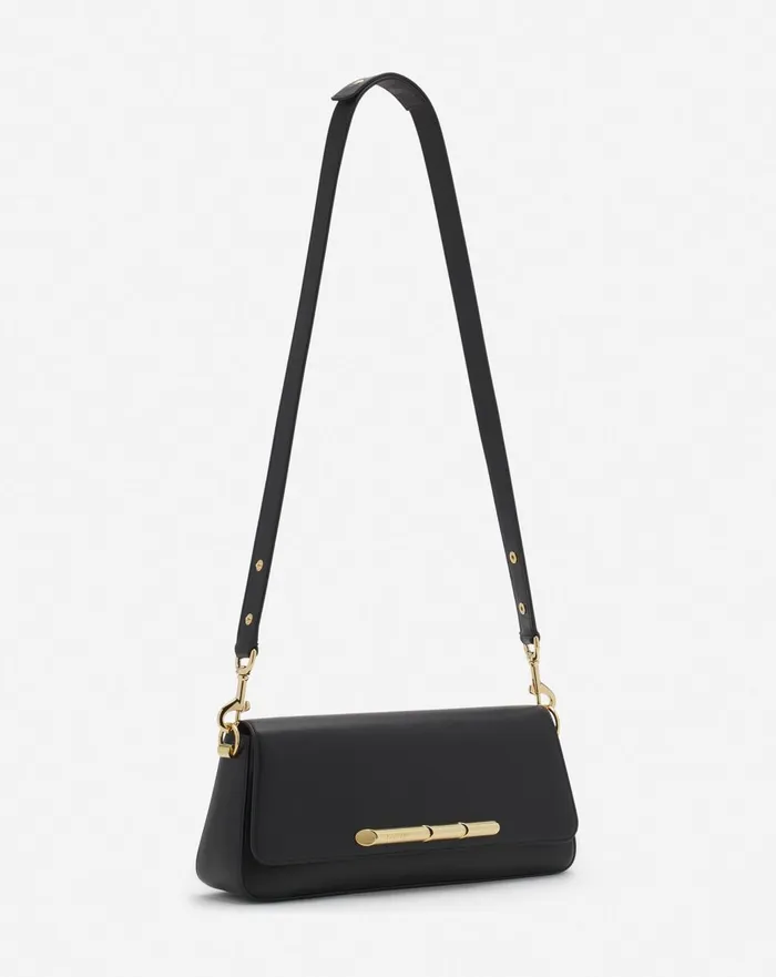 Squence By Lanvin Baguette Bag In Leather Black Women Lanvin Crossbody Bags and Shoulder Bags