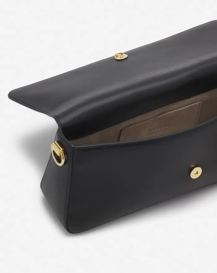 Squence By Lanvin Baguette Bag In Leather Black Women Lanvin Crossbody Bags and Shoulder Bags
