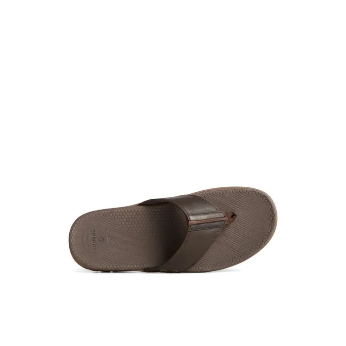 Sandals Men Sperry Santa Cruz II Thong Sandal Brown