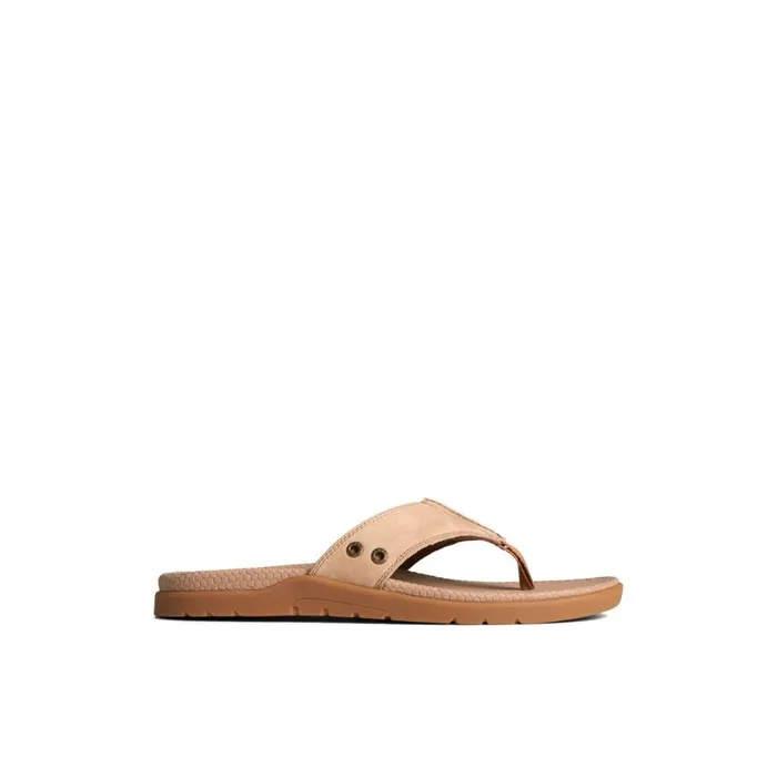 Sandals Men Sperry Santa Cruz II Thong Sandal Medium Beige