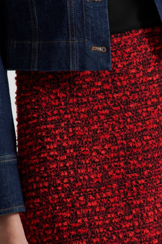 Scanlan Theodore BOUCLE MINI RED Women Skirts