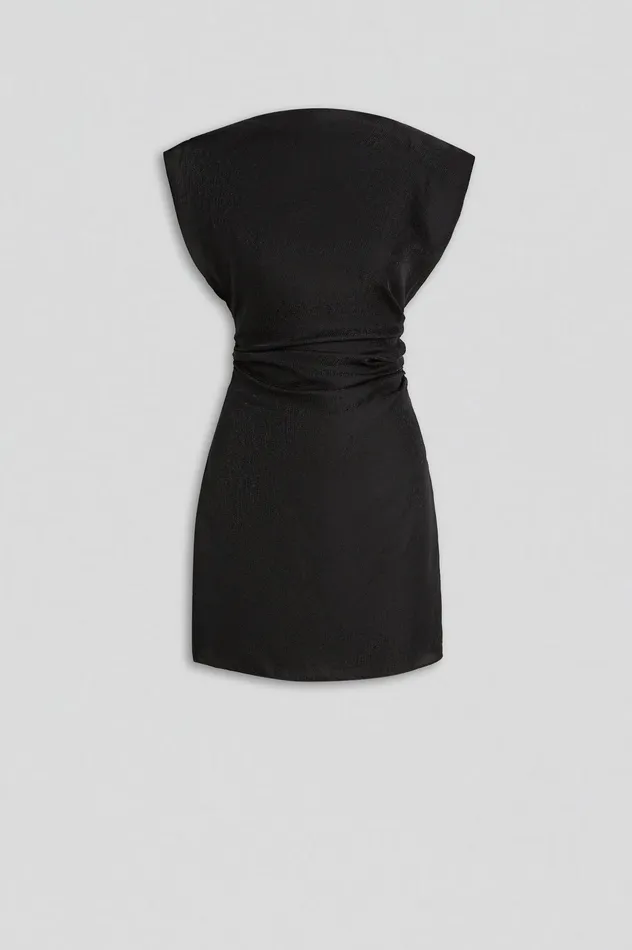 Scanlan Theodore Dresses Women SILK JACQUARD MINI BLACK
