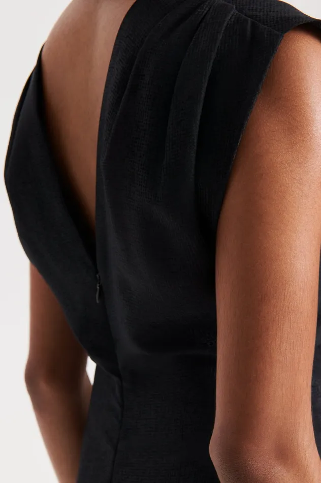Scanlan Theodore Dresses Women SILK JACQUARD MINI BLACK