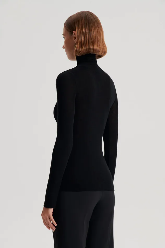 Scanlan Theodore Sweaters Women BABYWOOL POLO BLACK ALL ONLINE