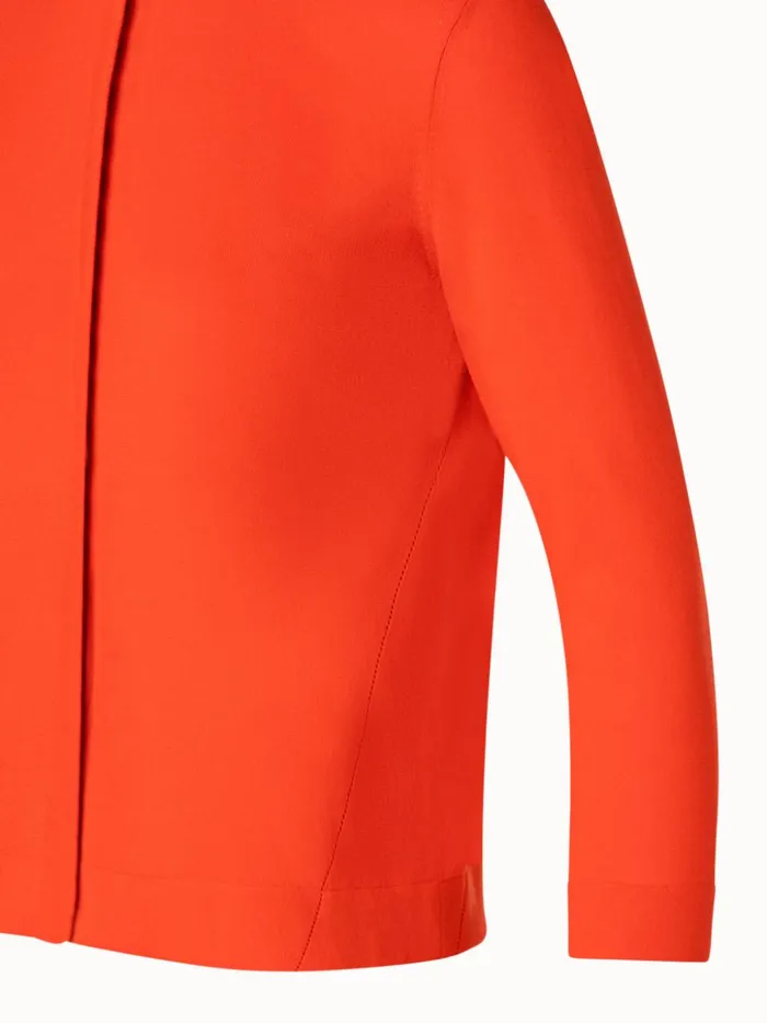 Sea Island Cotton Cardigan Poppy Women Akris Knitwear