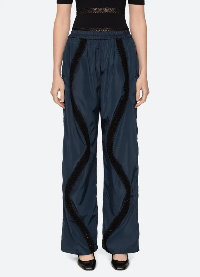 Sea New York Bottoms Women Averie Pants Navy