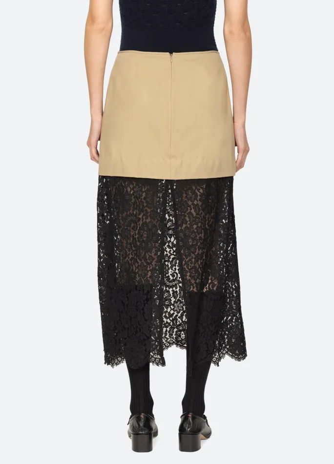 Sea New York Bottoms Women Belle Skirt Khaki Sea New York Bottoms Women Belle Skirt Khaki