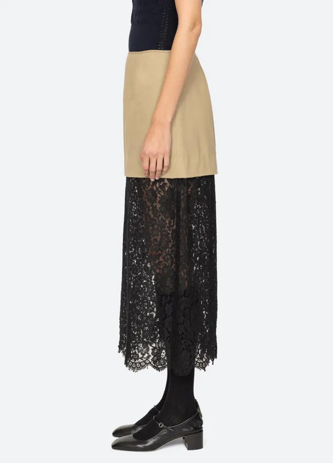 Sea New York Bottoms Women Belle Skirt Khaki Sea New York Bottoms Women Belle Skirt Khaki