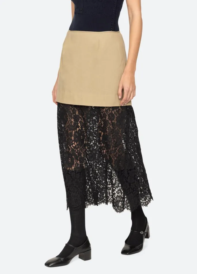 Sea New York Bottoms Women Belle Skirt Khaki Sea New York Bottoms Women Belle Skirt Khaki