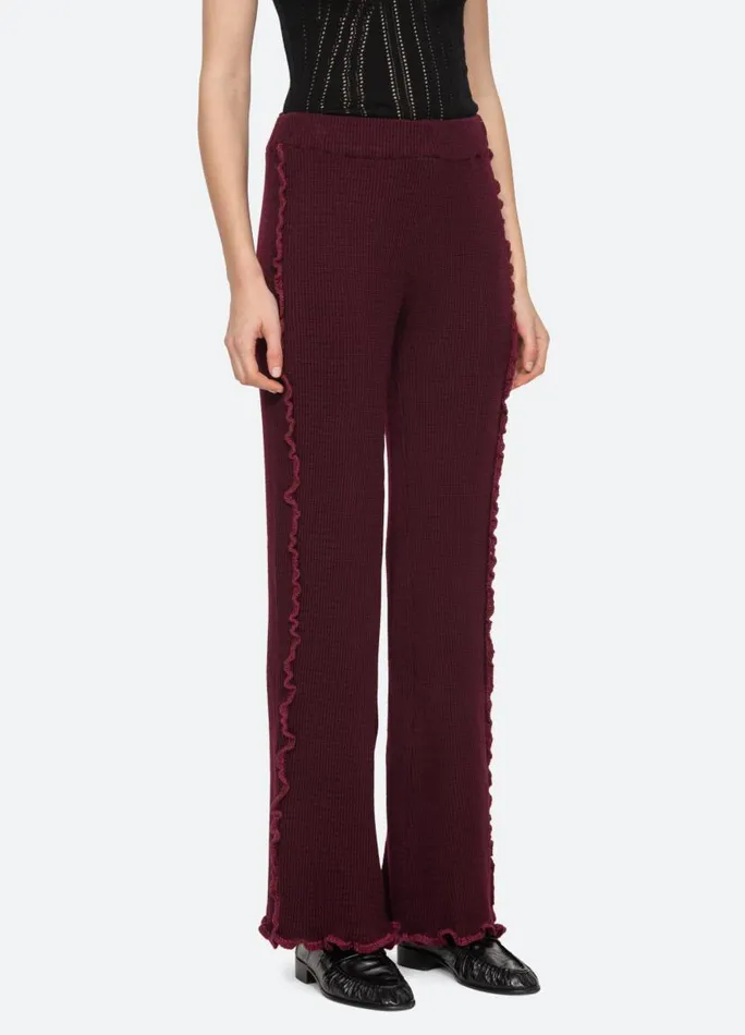 Sea New York Bottoms Women Clare Pants Burgundy Sea New York Bottoms Women Clare Pants Burgundy