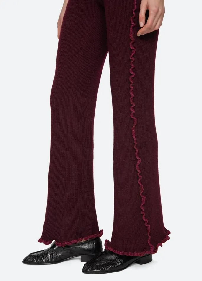 Sea New York Bottoms Women Clare Pants Burgundy Sea New York Bottoms Women Clare Pants Burgundy
