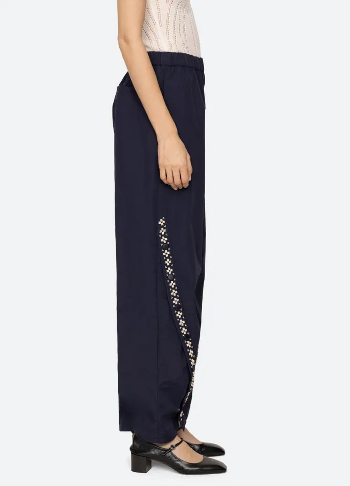 Sea New York Bottoms Women Mille Pants Navy