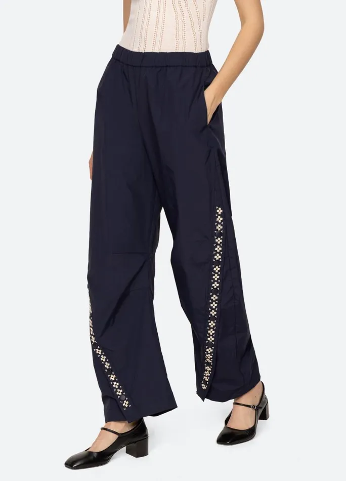 Sea New York Bottoms Women Mille Pants Navy