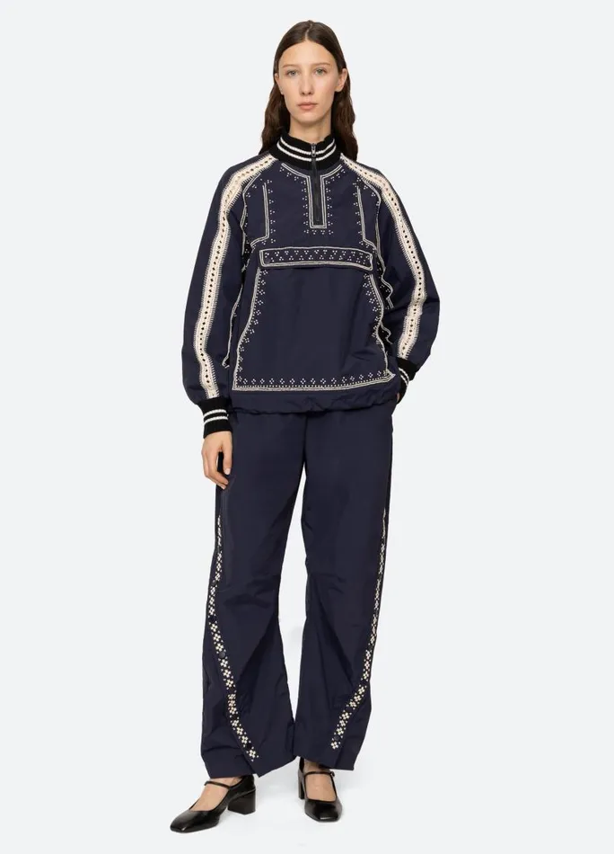Sea New York Bottoms Women Mille Pants Navy