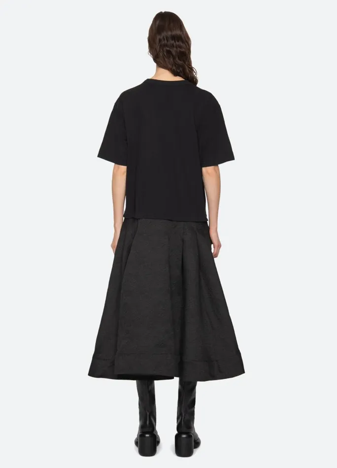 Sea New York Dresses Women Elegi TShirt Dress Black Sea New York Dresses Women Elegi TShirt Dress Black