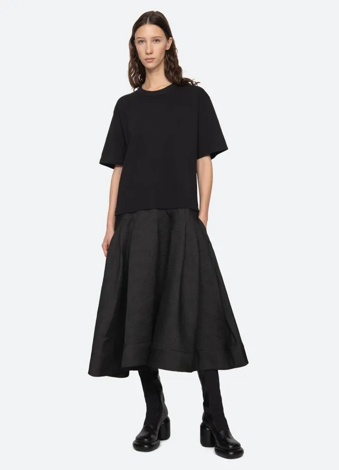 Sea New York Dresses Women Elegi TShirt Dress Black Sea New York Dresses Women Elegi TShirt Dress Black