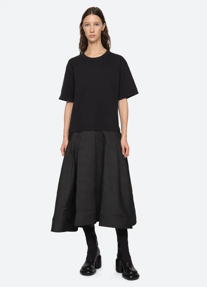 Sea New York Dresses Women Elegi TShirt Dress Black Sea New York Dresses Women Elegi TShirt Dress Black