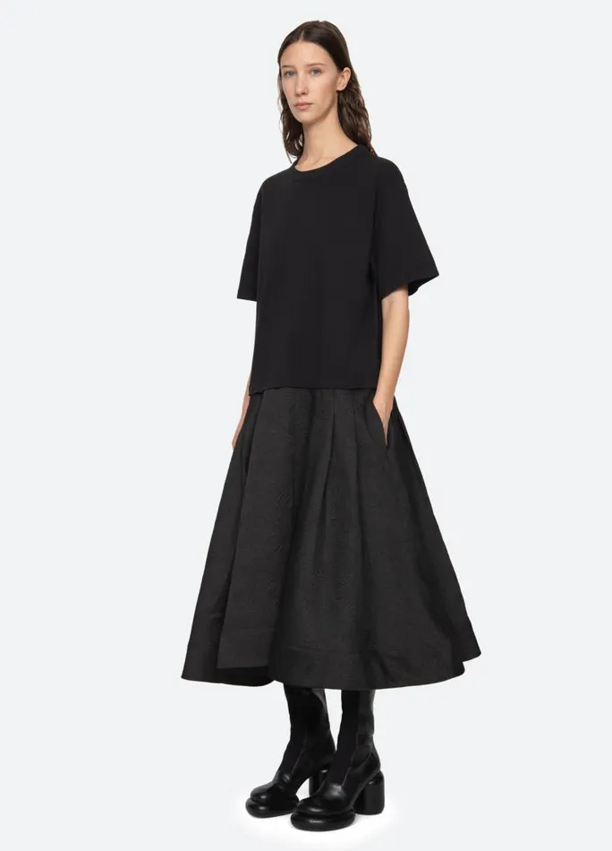 Sea New York Dresses Women Elegi TShirt Dress Black Sea New York Dresses Women Elegi TShirt Dress Black