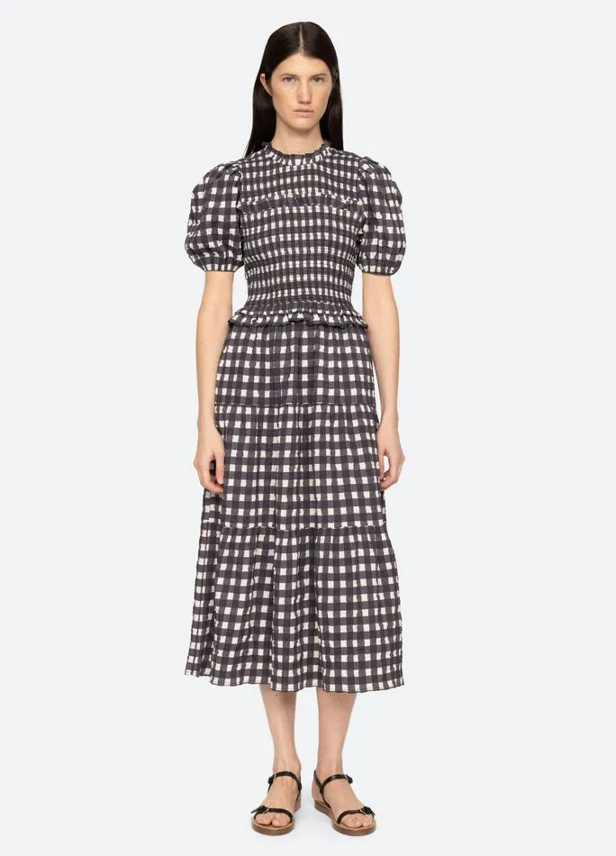 Sea New York Dresses Women Pucker SS Dress Multi