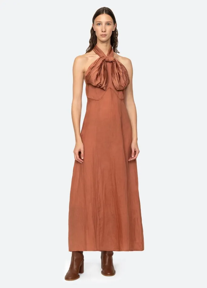 Sea New York Dresses Women Risa Halter Dress Blue Sea New York Dresses Women Risa Halter Dress Blue