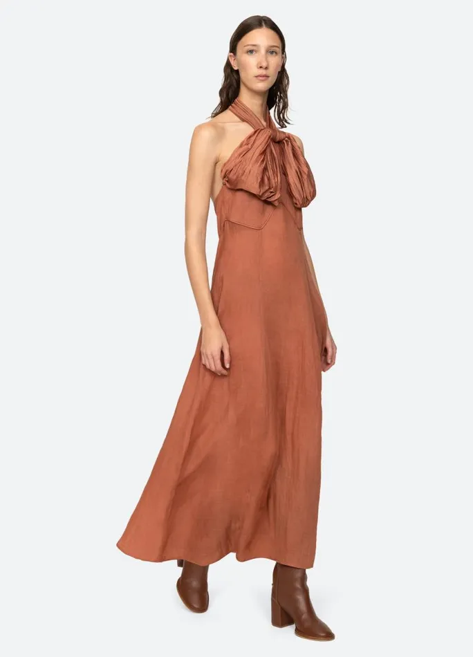 Sea New York Dresses Women Risa Halter Dress Blue Sea New York Dresses Women Risa Halter Dress Blue