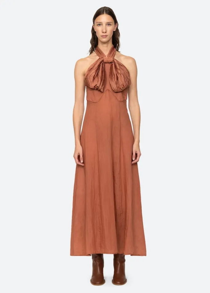 Sea New York Dresses Women Risa Halter Dress Blue Sea New York Dresses Women Risa Halter Dress Blue