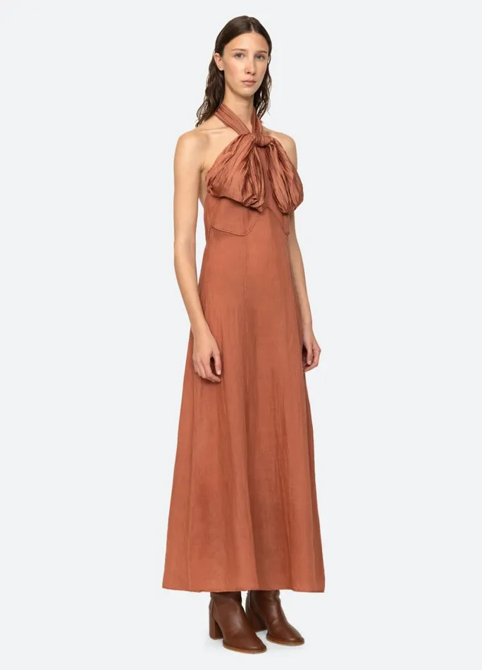 Sea New York Dresses Women Risa Halter Dress Blue Sea New York Dresses Women Risa Halter Dress Blue