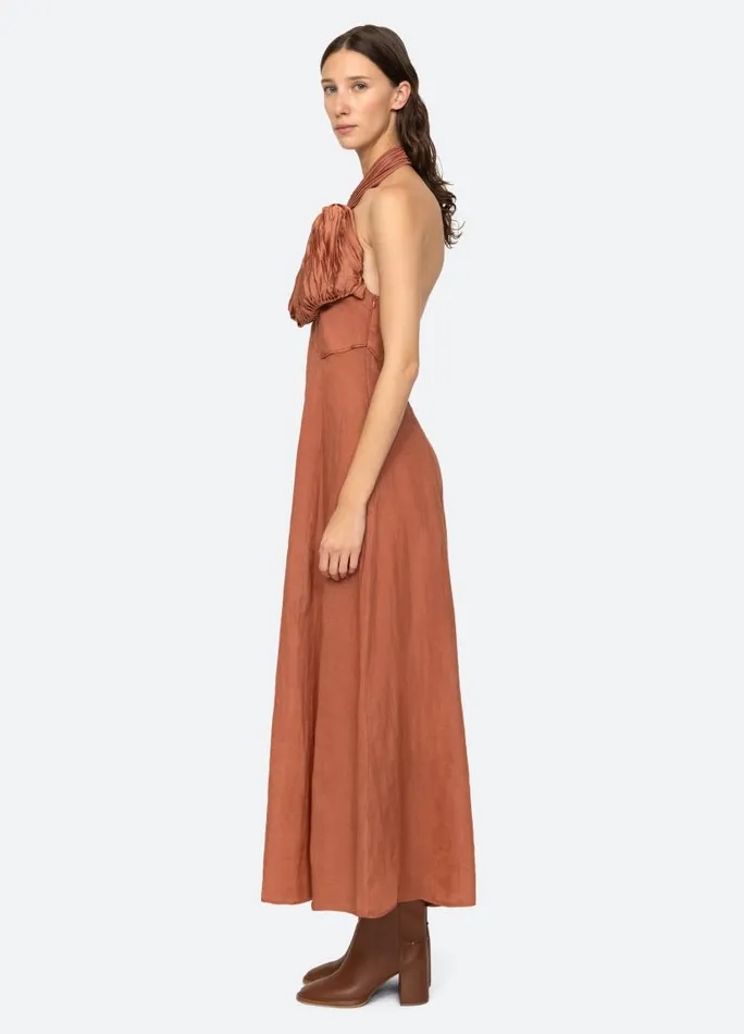 Sea New York Dresses Women Risa Halter Dress Blue Sea New York Dresses Women Risa Halter Dress Blue