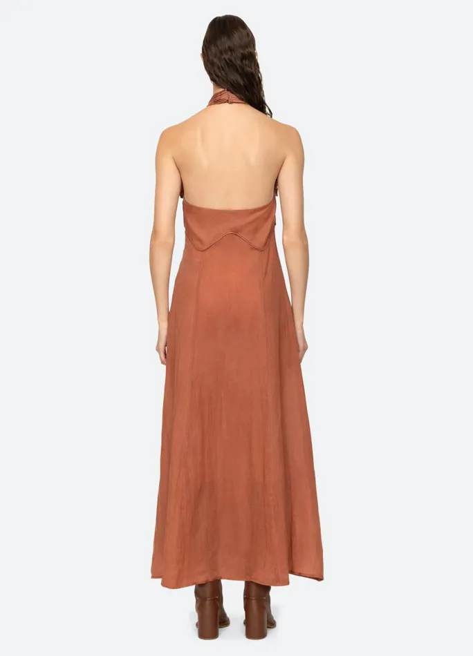 Sea New York Dresses Women Risa Halter Dress Blue Sea New York Dresses Women Risa Halter Dress Blue