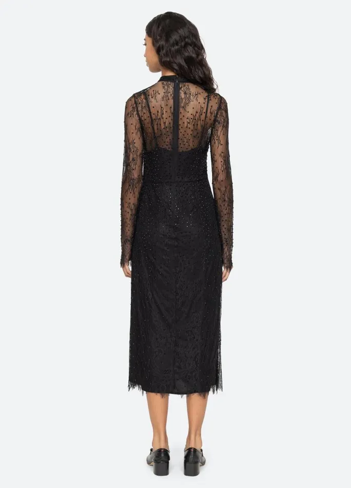 Sea New York Dresses Women Seraphina LS Dress Black