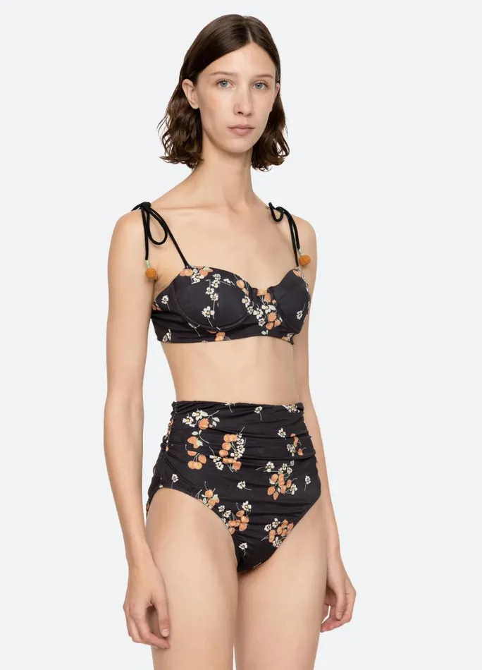 Sea New York Swimwear Women Cerise Bikini Top Multi
