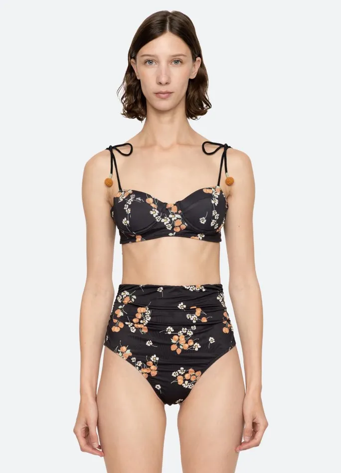 Sea New York Swimwear Women Cerise Bikini Top Multi