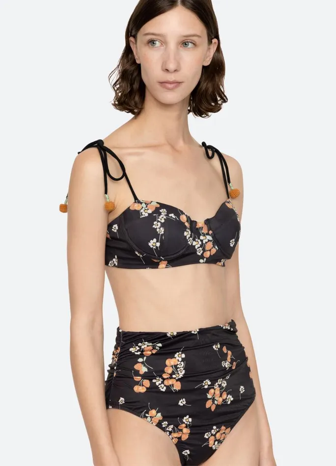 Sea New York Swimwear Women Cerise Bikini Top Multi