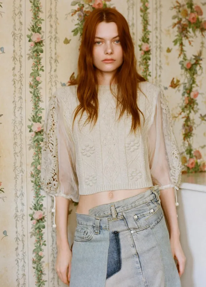 Sea New York Tops Women Bente Sweater Cream
