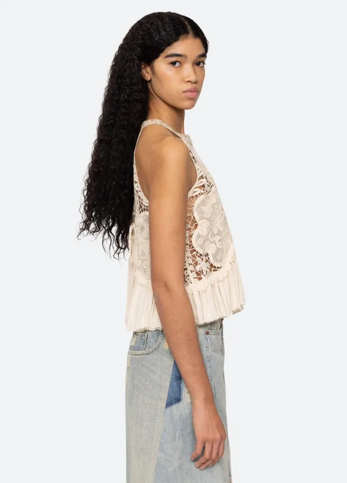 Sea New York Tops Women Bente Tank Cream