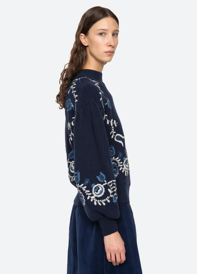 Sea New York Tops Women Inga Sweater Navy