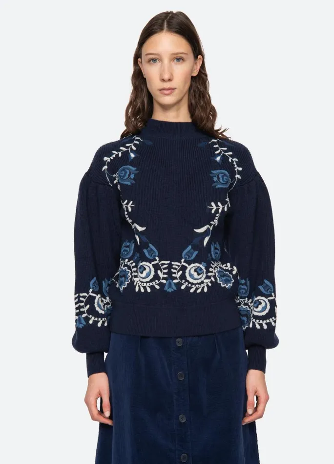 Sea New York Tops Women Inga Sweater Navy