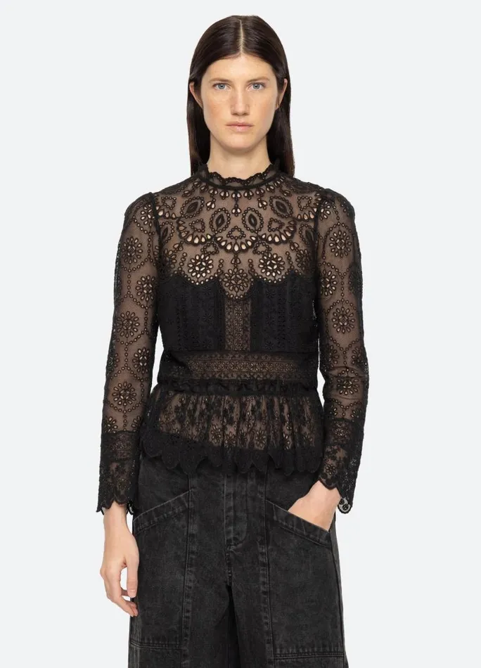 Sea New York Tops Women Lainey Top Black
