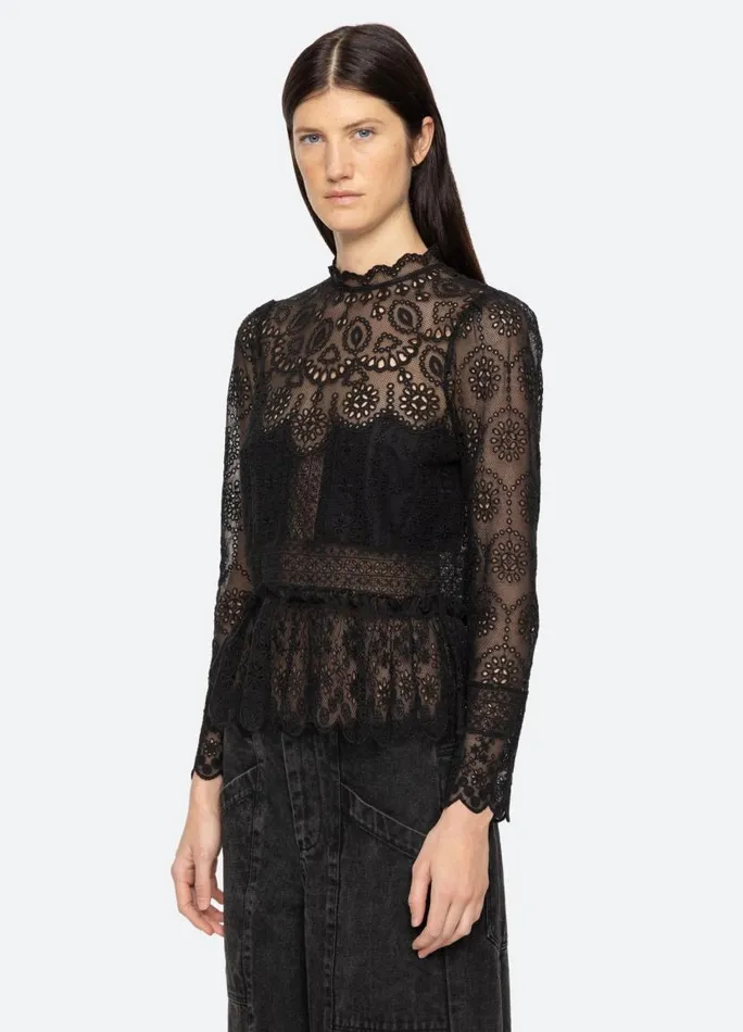 Sea New York Tops Women Lainey Top Black