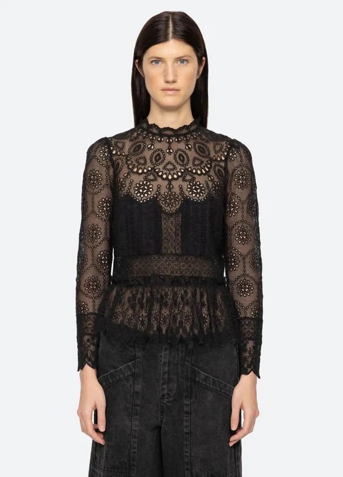 Sea New York Tops Women Lainey Top Black