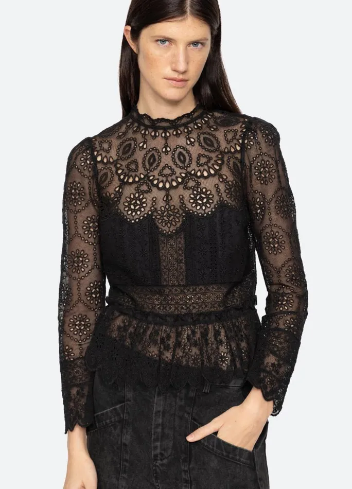 Sea New York Tops Women Lainey Top Black